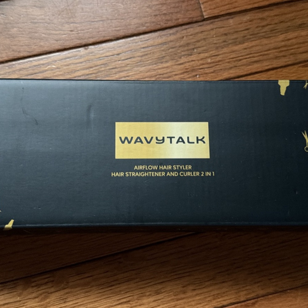 BRAND NEW Wavytalk airflow hair styler straightener & curler lilac color